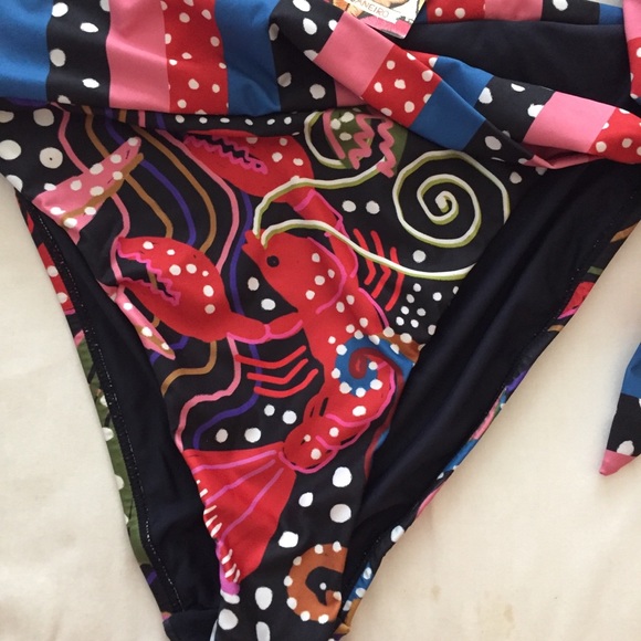 Farm Rio Side-Tie Bikini Bottoms - Picture 5 of 12